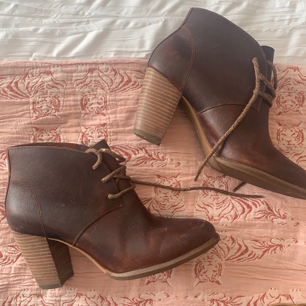 Ugg leather booties